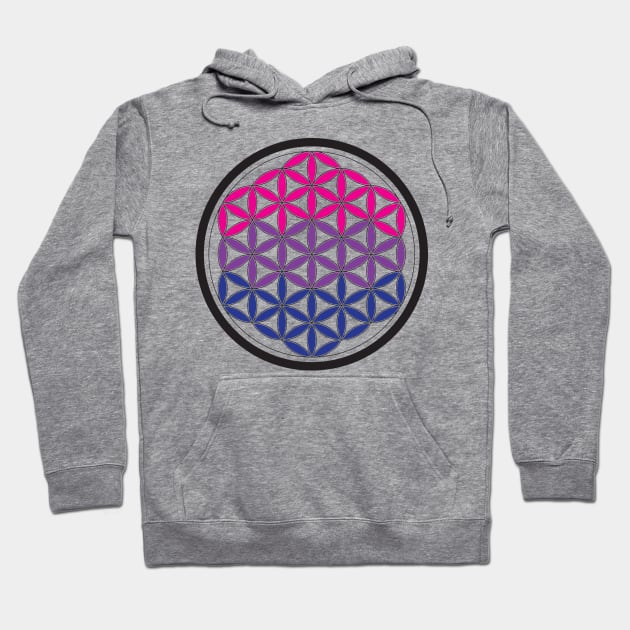 bi sacred geometry Hoodie by chromatosis